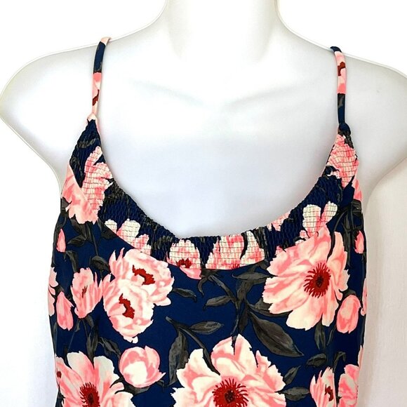 TORI PRAVER SIZE XL 12+ NAVY BLUE FLORAL ONE PIECE SWIM SUIT - Picture 7 of 12